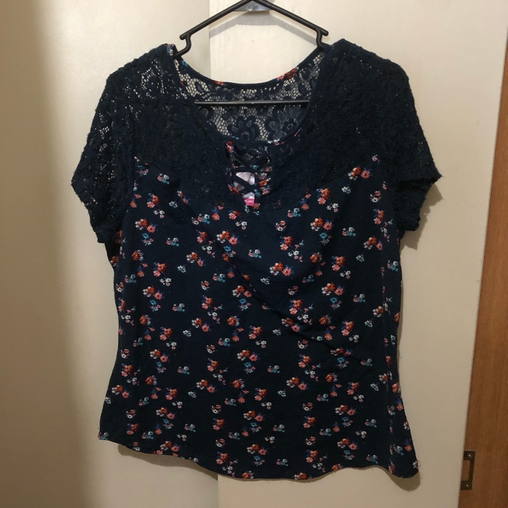 Floral 3X no boundaries shirt